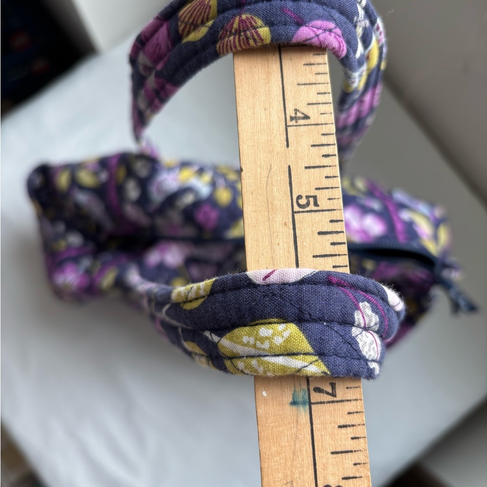 Floral Quilted Women's Bag - Purple and Yellow - Picture 4 of 9